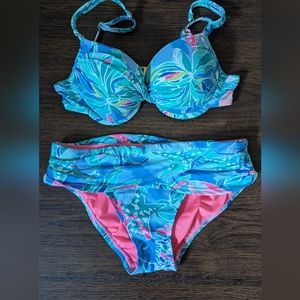 Lilly Pulitzer matching bathing suit and dress